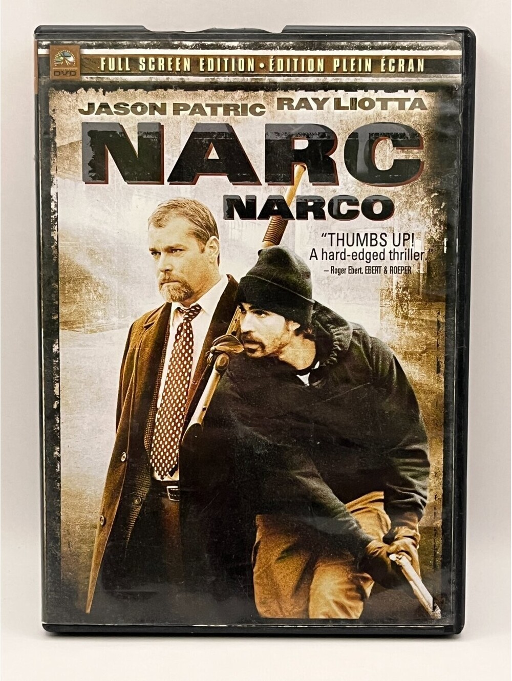 Narc DVD Full Screen Jason Patric Action & Region 1 Joe Carnahan
